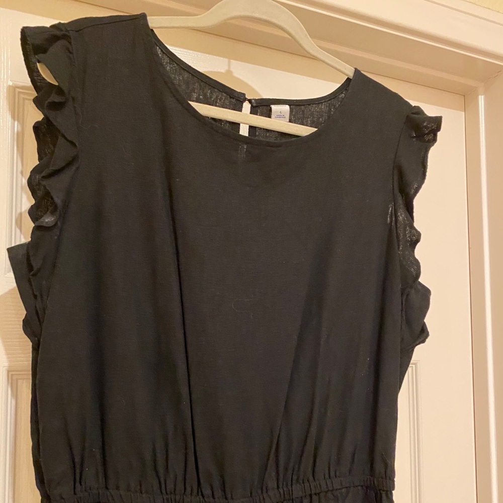 Old Navy Black Wide-legged Jumpsuit